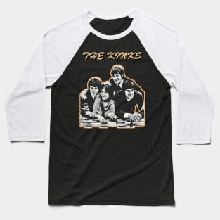 Retro The Kinks Baseball T-Shirt